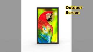 Iklan Luar Ruangan Digital Signage 32 Inci Tahan Air