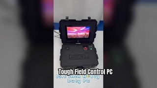 Stasiun Kontrol Lapangan Portabel Casing PC 15,6 Inci dengan Kecerahan Tinggi