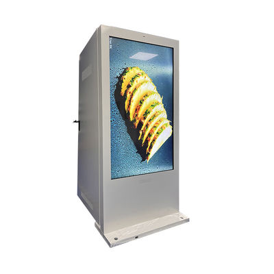Layar sentuh 75 inci Waterproof Outdoor Digital Signage Untuk Restoran