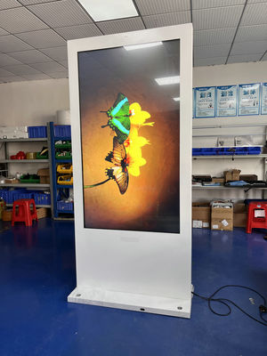 Beli Aluminium Alloy Touchscreen Waterproof Outdoor Digital Signage Kiosk Disesuaikan online manufacture