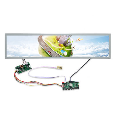 Beli 1366x256 LVDS Cahaya Matahari Membaca layar sentuh TFT LCD Panel 28 Inch online manufacture