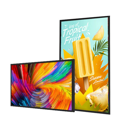 Beli Mesin Iklan Luar Ruangan LCD Tahan Air IP67 55 Inci dengan Kecerahan Tinggi 4000nits untuk Digital Signage pembuatan online