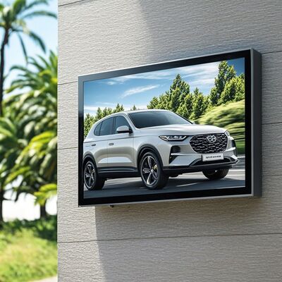 Beli Mesin Iklan LCD Luar Ruangan Teknologi Laminasi Penuh 55 Inci dengan Kecerahan 4000Nits dan Tanda Digital Tahan Air IP67 pembuatan online