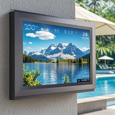 Beli 32 Inch IP65 Waterproof Outdoor Digital Signage dengan 3000Nit Brightness Mesin Iklan LCD pembuatan online