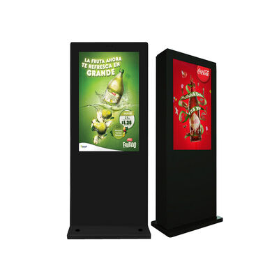 Beli 55-inci Waterproof Outdoor Digital Signage dengan 2000nits Kecerahan LCD Kiosk Iklan pembuatan online