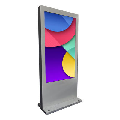 Android Waterproof Outdoor Digital Signage Display Screen Untuk Iklan Resolusi 3840x2160
