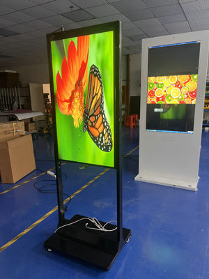 1000nits-3000nits Double Side Outdoor Display Digital Advertising Signage Untuk Toko