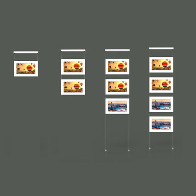 Pencahayaan yang dapat disesuaikan LCD Window Facing Display 21.5inch A3 Cahaya Matahari Membaca Smart Digital Signage untuk Visibilitas yang Lebih Baik