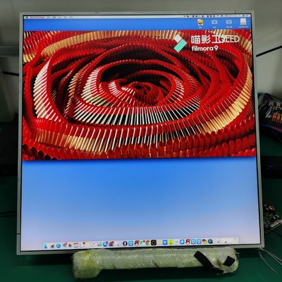 3G/4G/WIFI/Ethernet Square Art Display Free Standing Digital Signage Dan Opsional Touch Screen