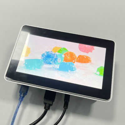 7-Inch 1000nits Widescreen Outdoor Industrial Embedded Wide Temperature G+G Kapasitif 10-Point Touch Monitor