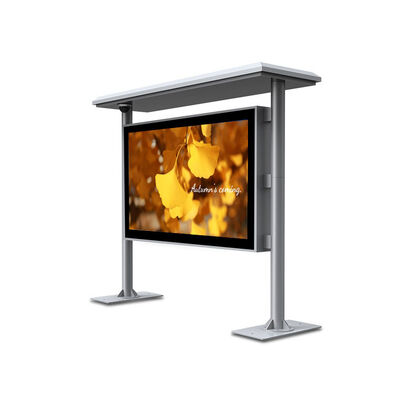 Ultra-Thin 55inch Outdoor LCD Screen dengan 3000cd/m2 Kecerahan dan IP65 Waterproof untuk Digital Advertising Display